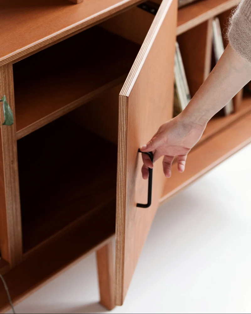 Grand Wall Unit · 143 cm · Vinyl + Cabinet + Vinyl