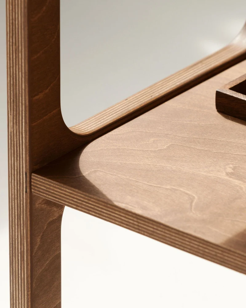 Mini Bookcase with vinyl space · 90 cm