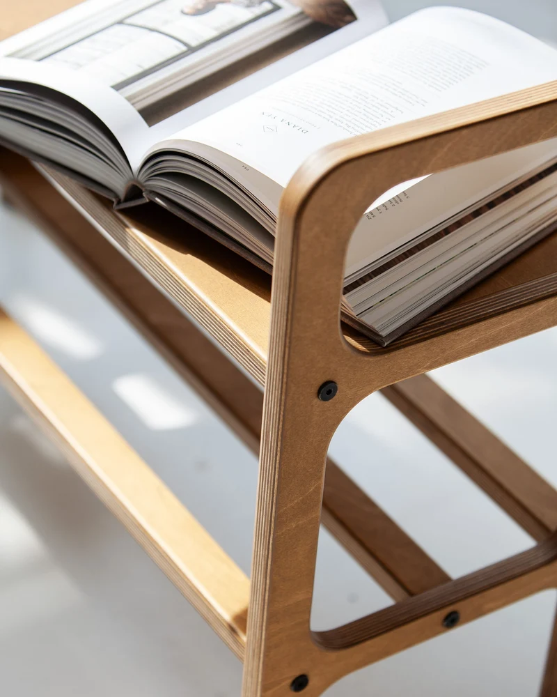 Shoe Bench · Straight Legs