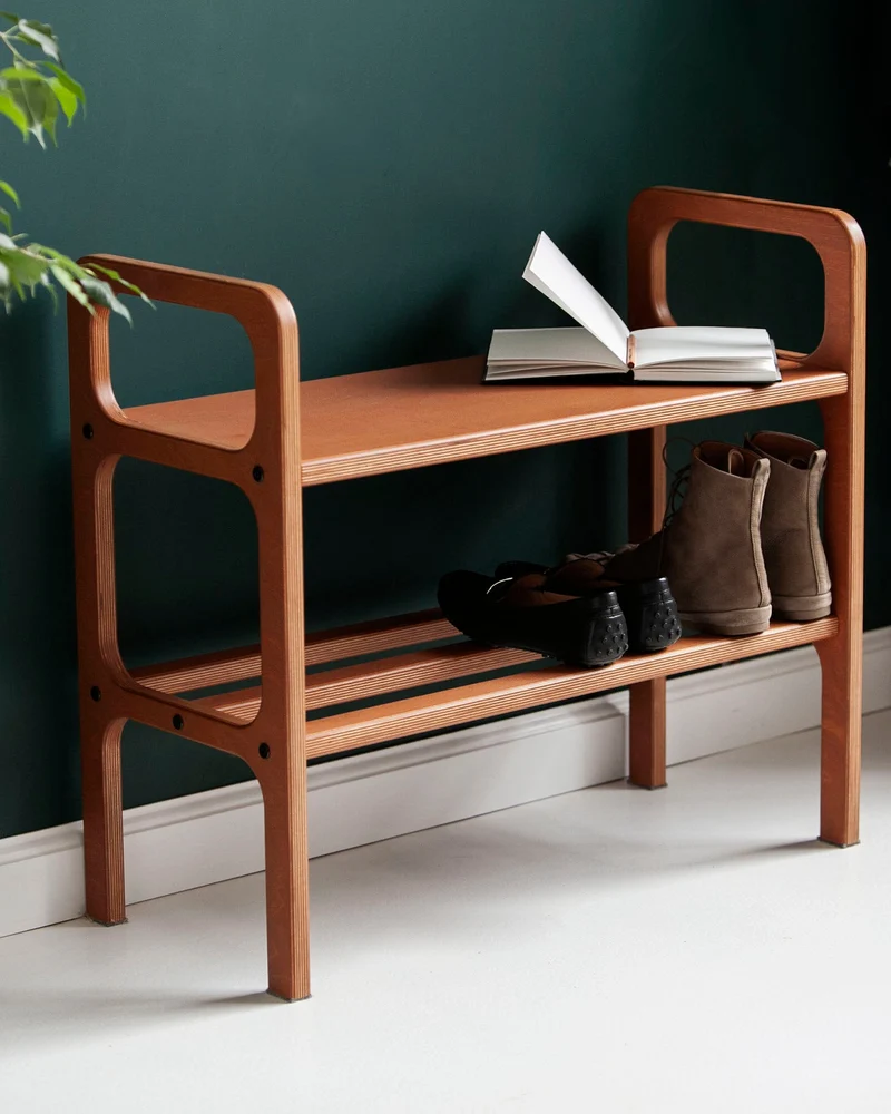 Shoe Bench · Straight Legs