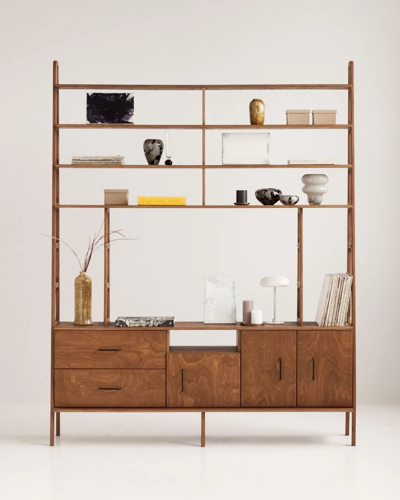 Tower Wall Unit · 189 cm · Drawers + Open + Cabinet