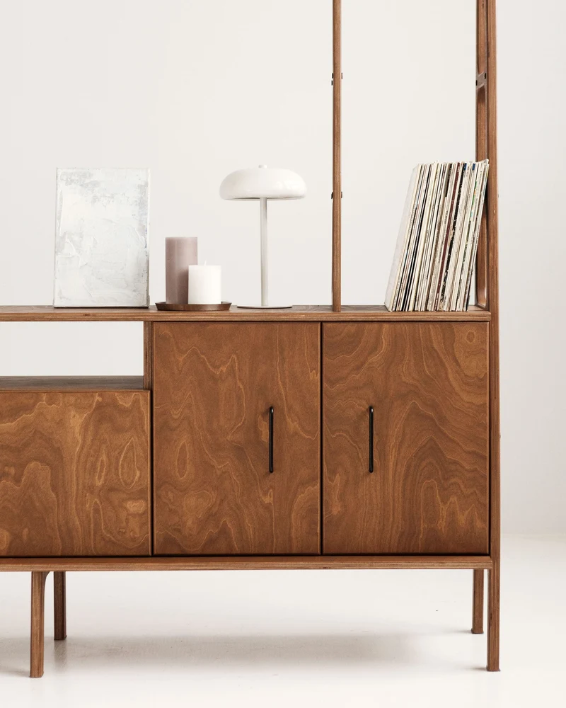 Tower Wall Unit · 189 cm · Drawers + Open + Cabinet