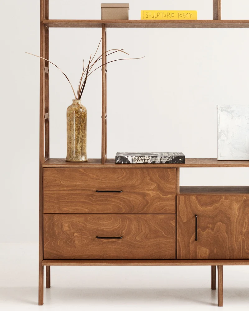Tower Wall Unit · 189 cm · Drawers + Open + Cabinet