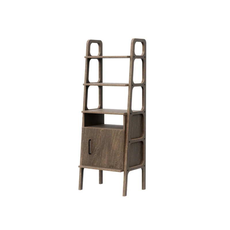 Midi Bookcase with open cabinet · 140 cm