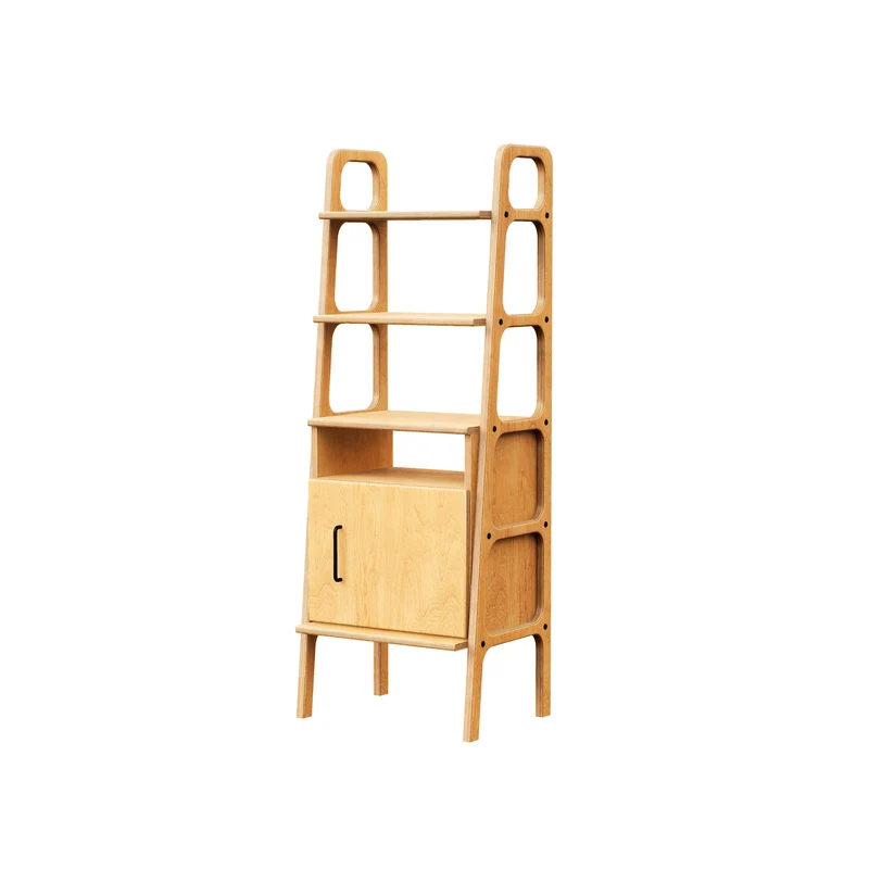 Midi Bookcase with open cabinet · 140 cm