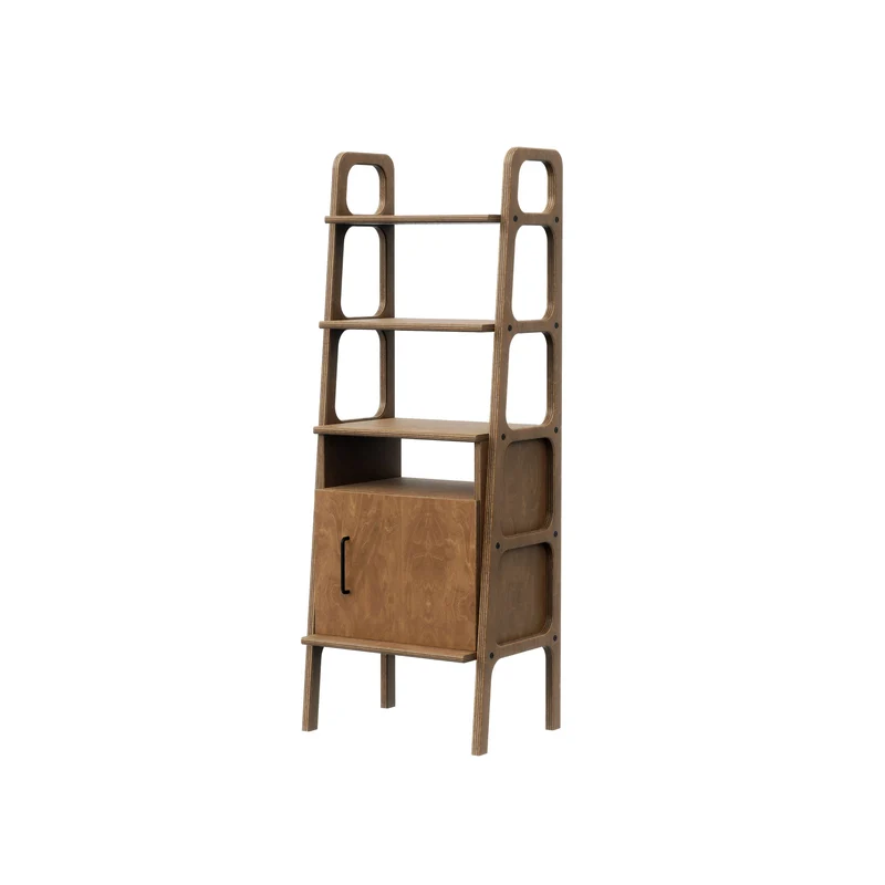 Midi Bookcase with open cabinet · 140 cm