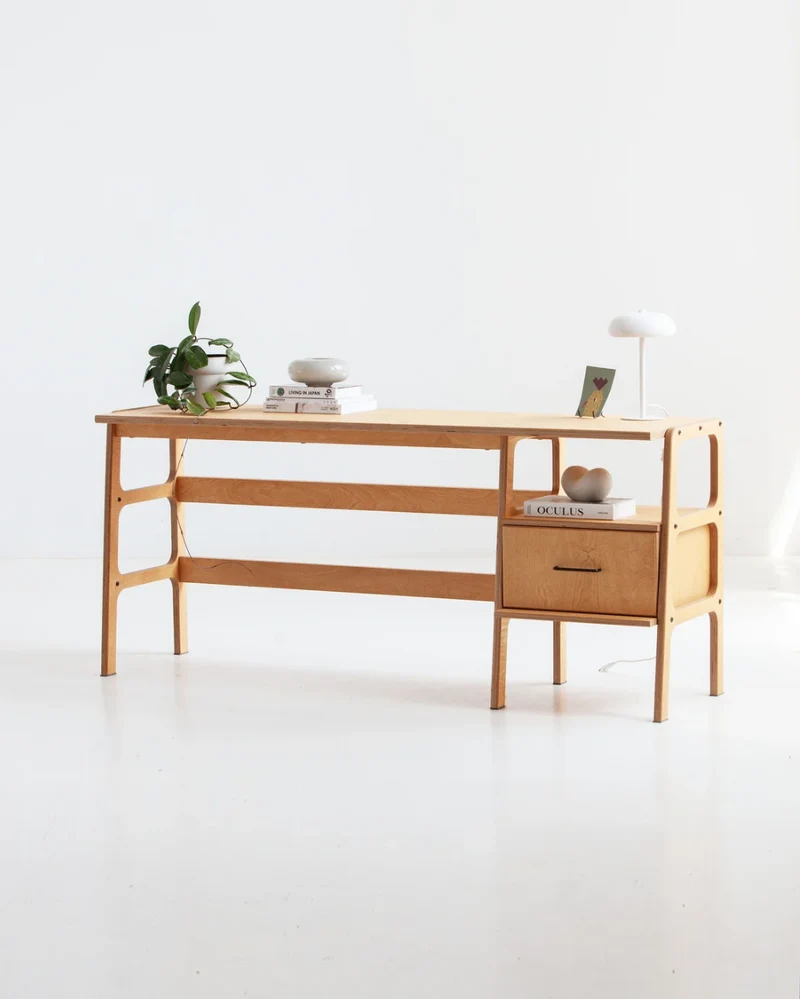 Mid-Century Desk · 180 cm · 1 Drawer