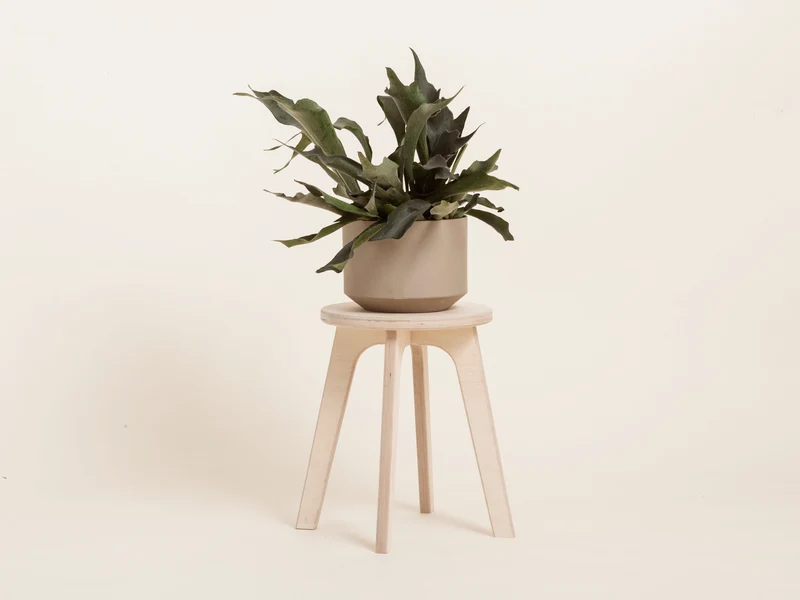 Mid-Century Stool · Round