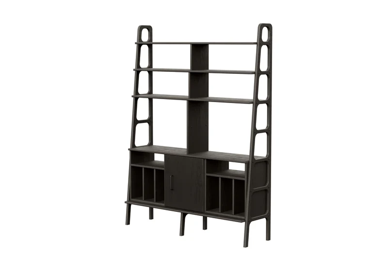 Maxi Bookcase · 143 cm · Vinyl + Cabinet + Vinyl