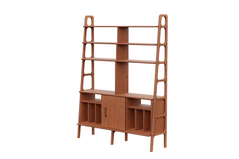 Maxi Bookcase · 143 cm · Vinyl + Cabinet + Vinyl