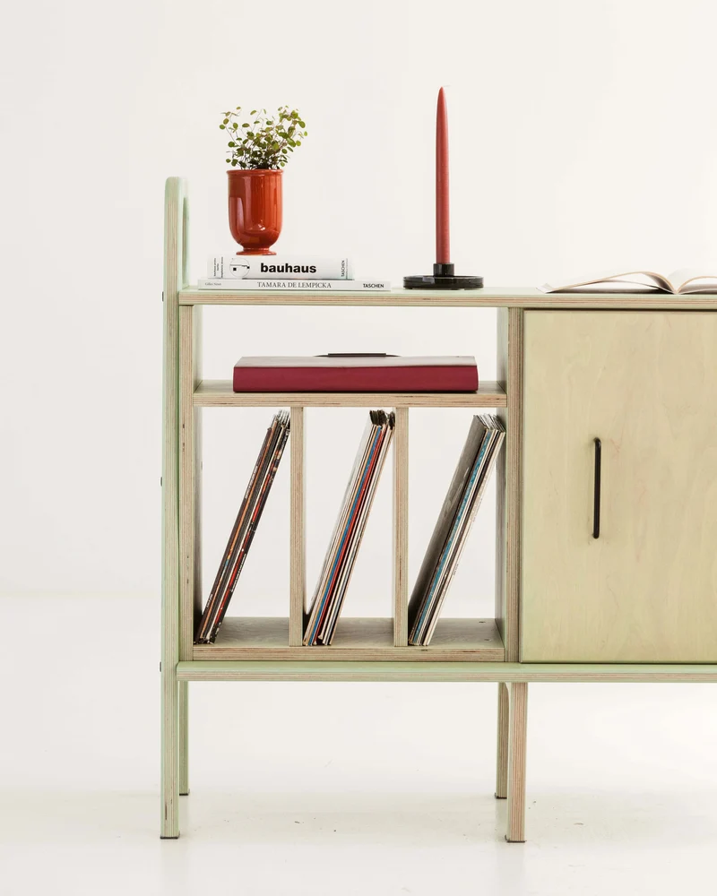 Sideboard 97 cm · Vinyl + Cabinet