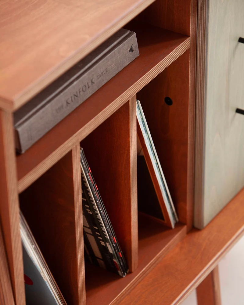 Sideboard 97 cm · Vinyl + Cabinet
