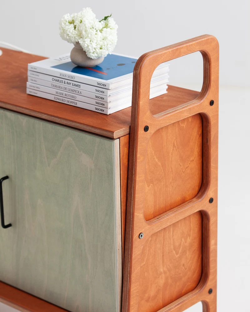 Sideboard 97 cm · Vinyl + Cabinet