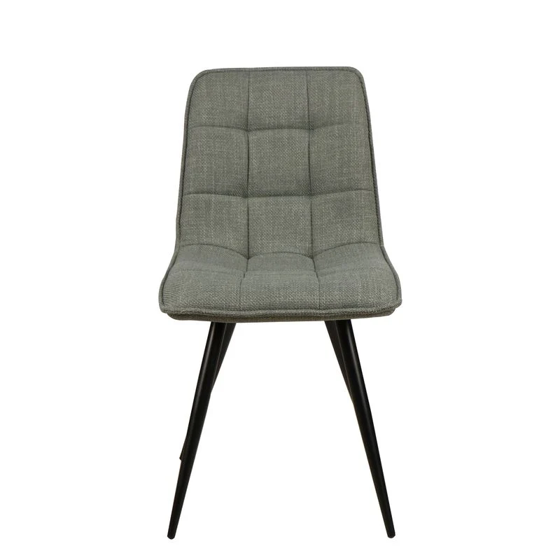 Chaise repas tissu vert
