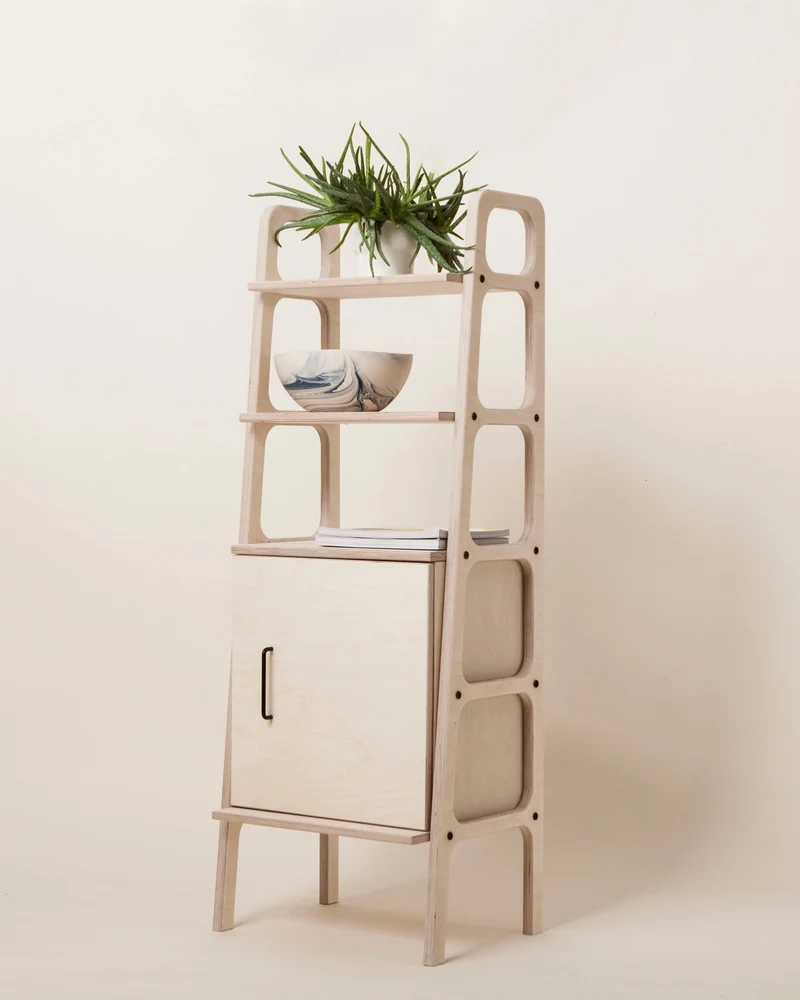 Midi Bookcase with cabinet · 140 cm