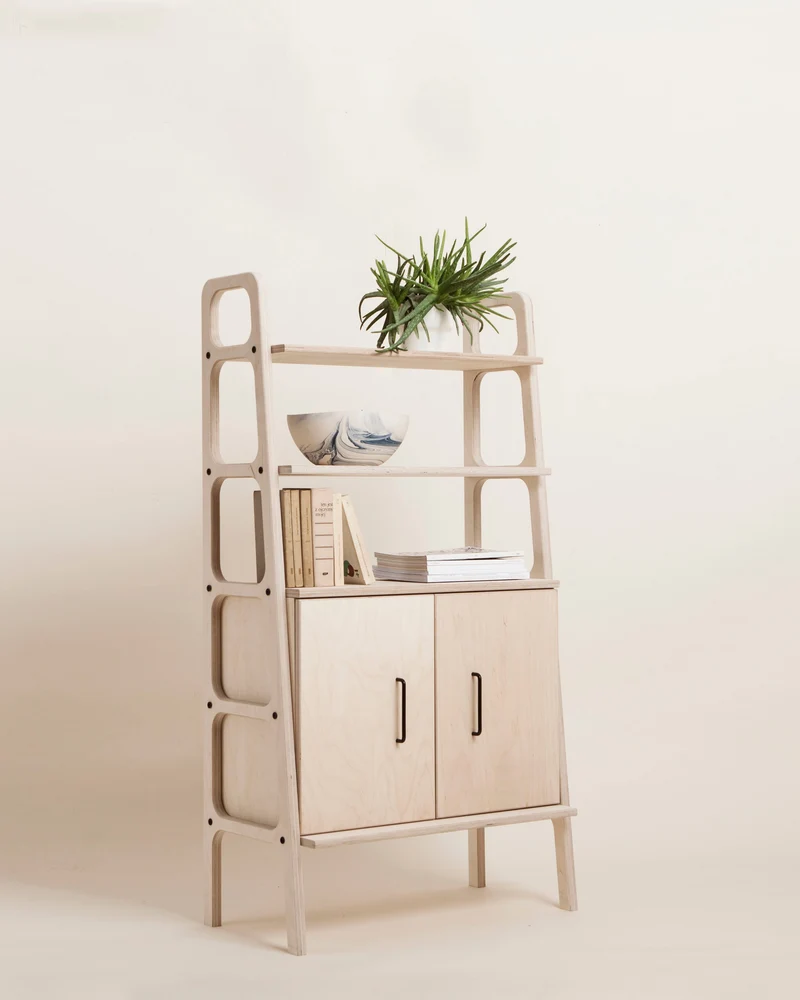 Midi Bookcase with cabinet · 140 cm