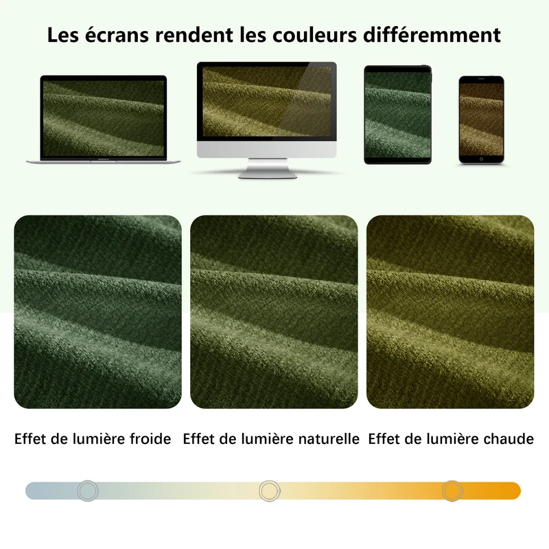 Canapé modulable 3 places matelassé en chenille verte 264 cmRUSTICCURTAINHOME