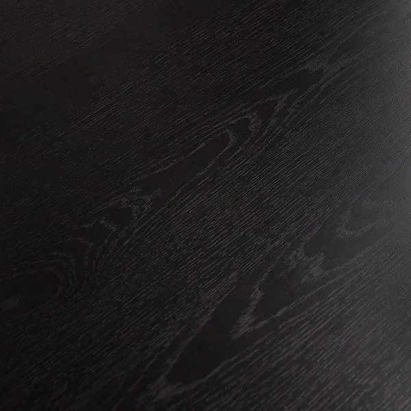 Table repas 110cm avec allonge chêne noir