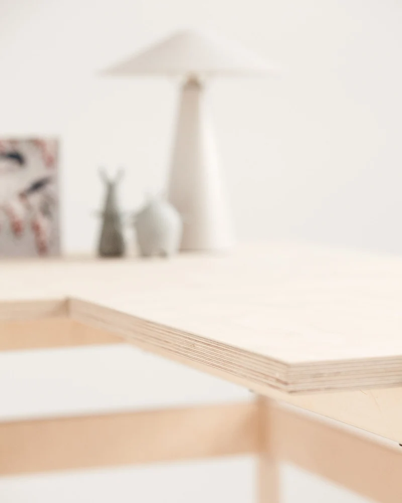 Mid-Century L-Shape Desk · 65/49