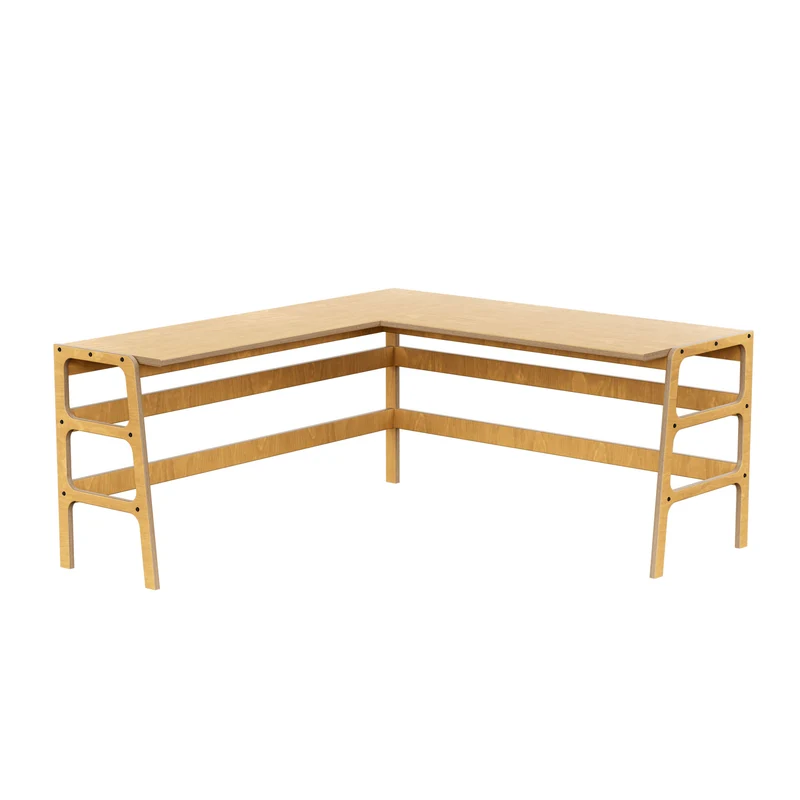 Mid-Century L-Shape Desk · 65/65