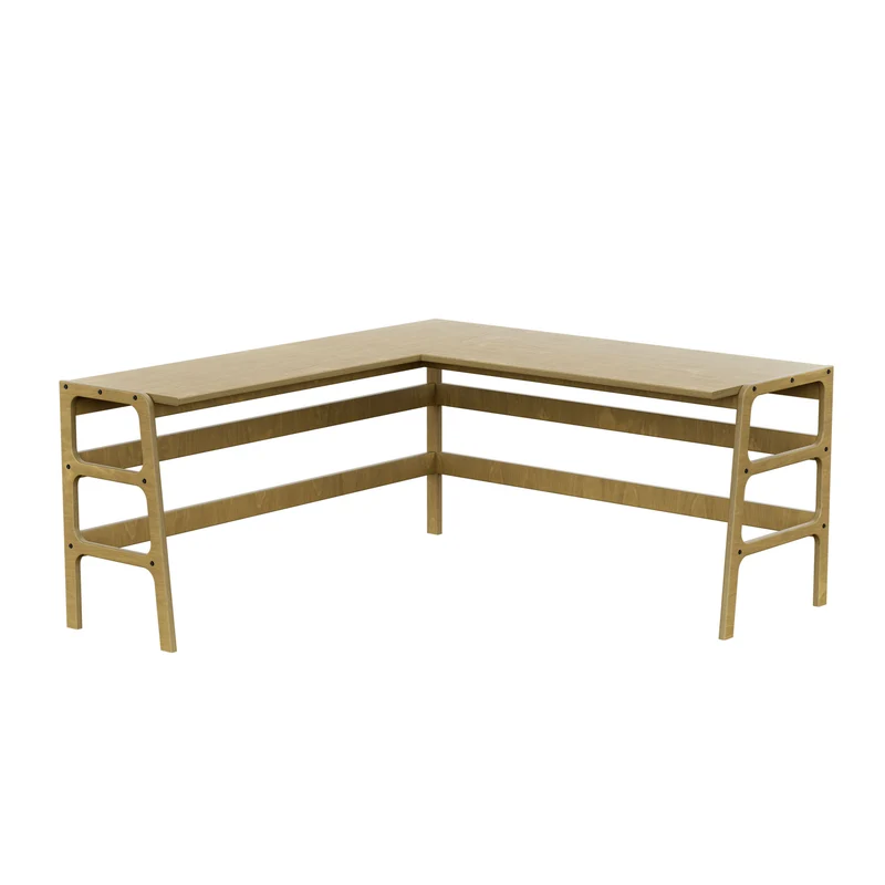 Mid-Century L-Shape Desk · 65/65