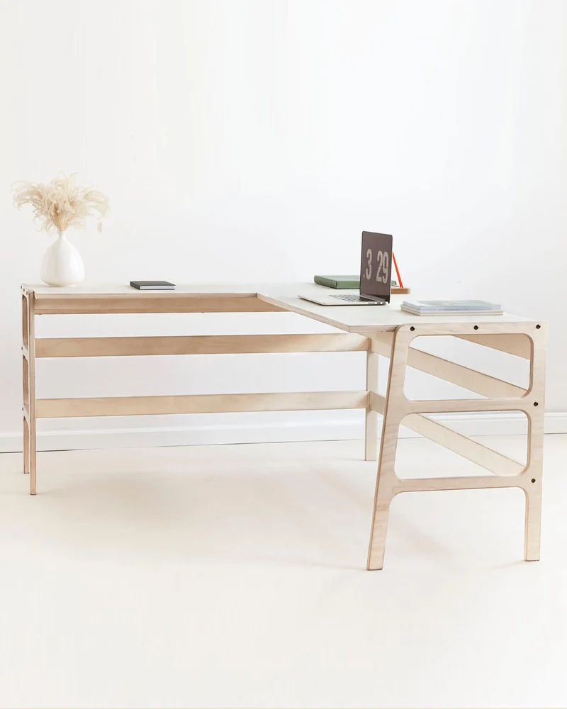 Mid-Century L-Shape Desk · 65/65