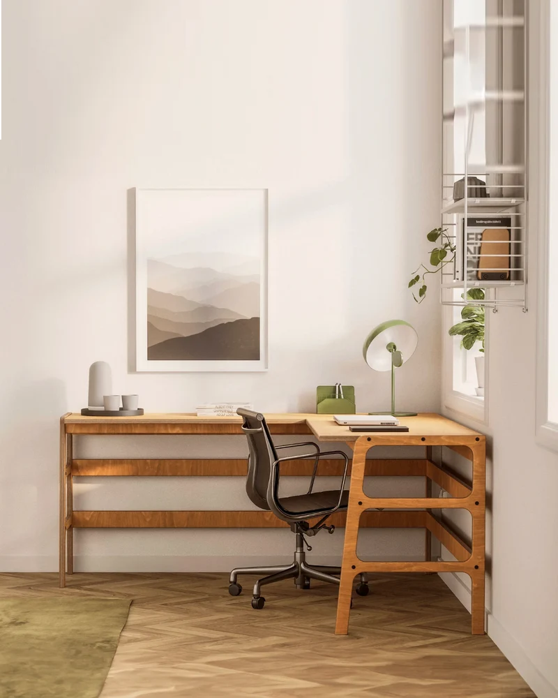 Mid-Century L-Shape Desk · 49/49