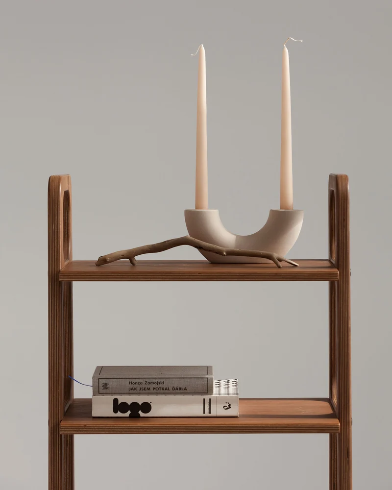 Midi Bookcase with vinyl · 140 cm