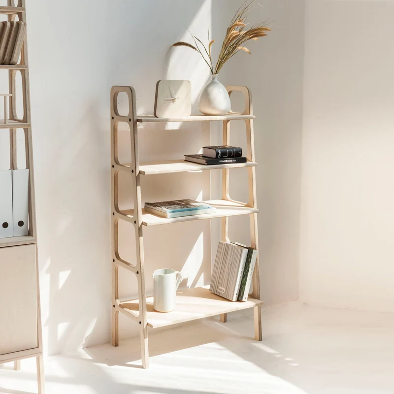 Midi Bookcase with shelves · 140 cm