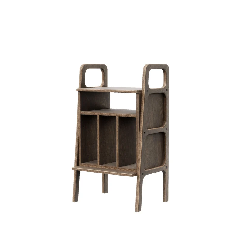 Mini Bookcase with vinyl · 90 cm