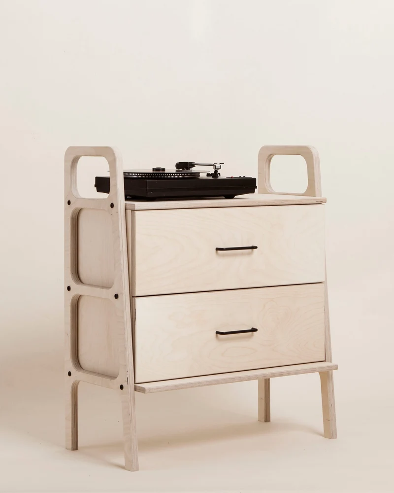 Mini Bookcase with drawers · 90 cm