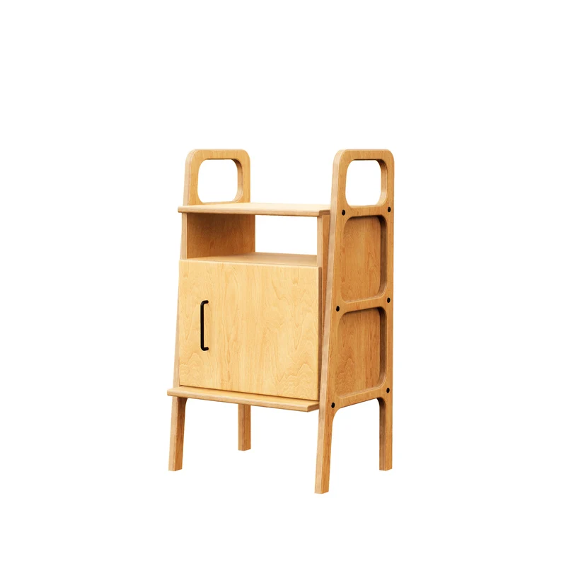 Mini Bookcase with open cabinet · 90 cm