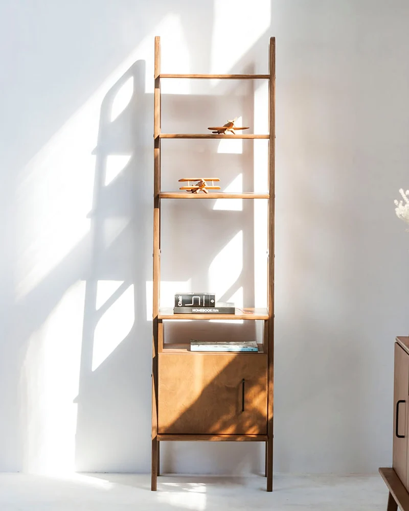 Maxi Bookcase with open cabinet · 190 cm