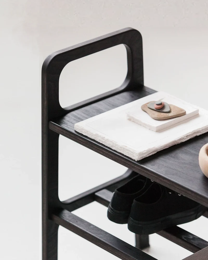 Japandi Shoe Bench