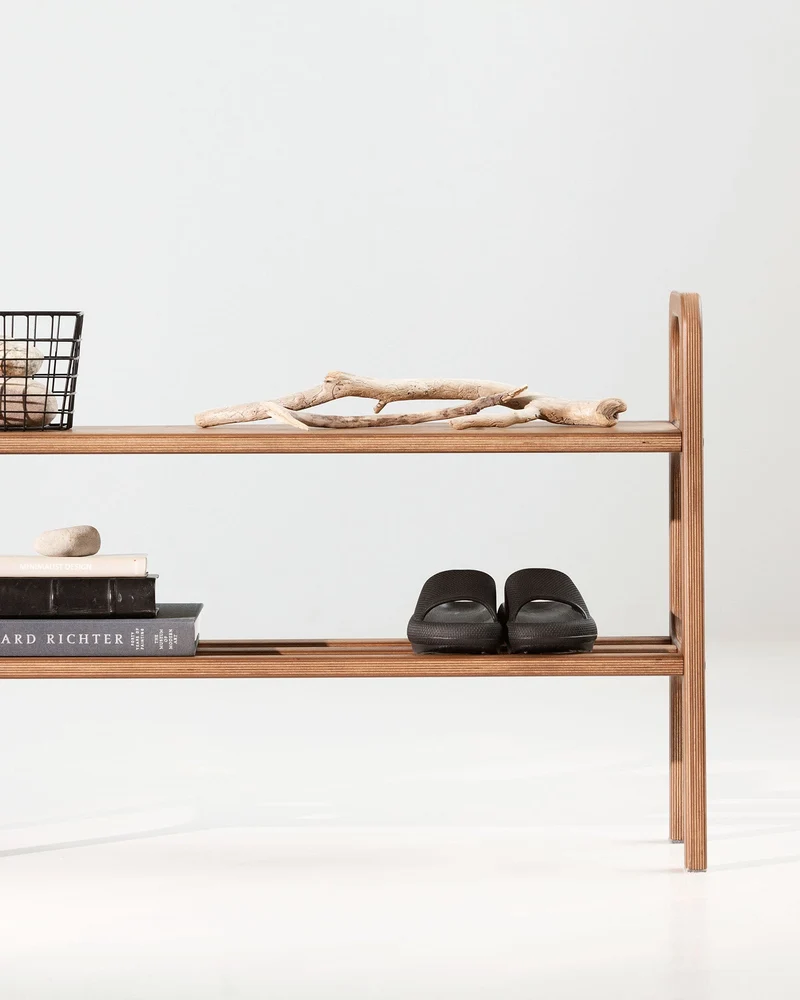 Japandi Shoe Bench