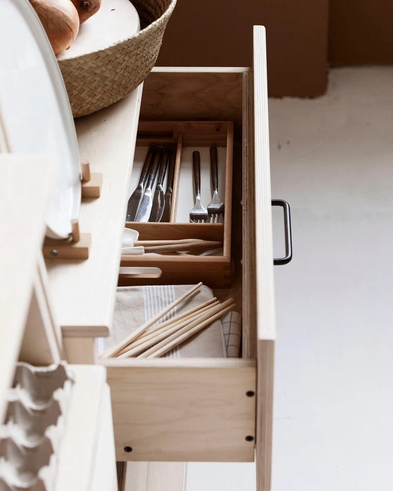 Mid-Century Credenza · Drawer & Cabinet · 143 cm