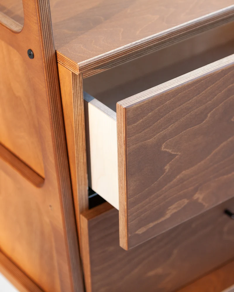 Mid-Century Credenza · Drawer & Cabinet · 143 cm
