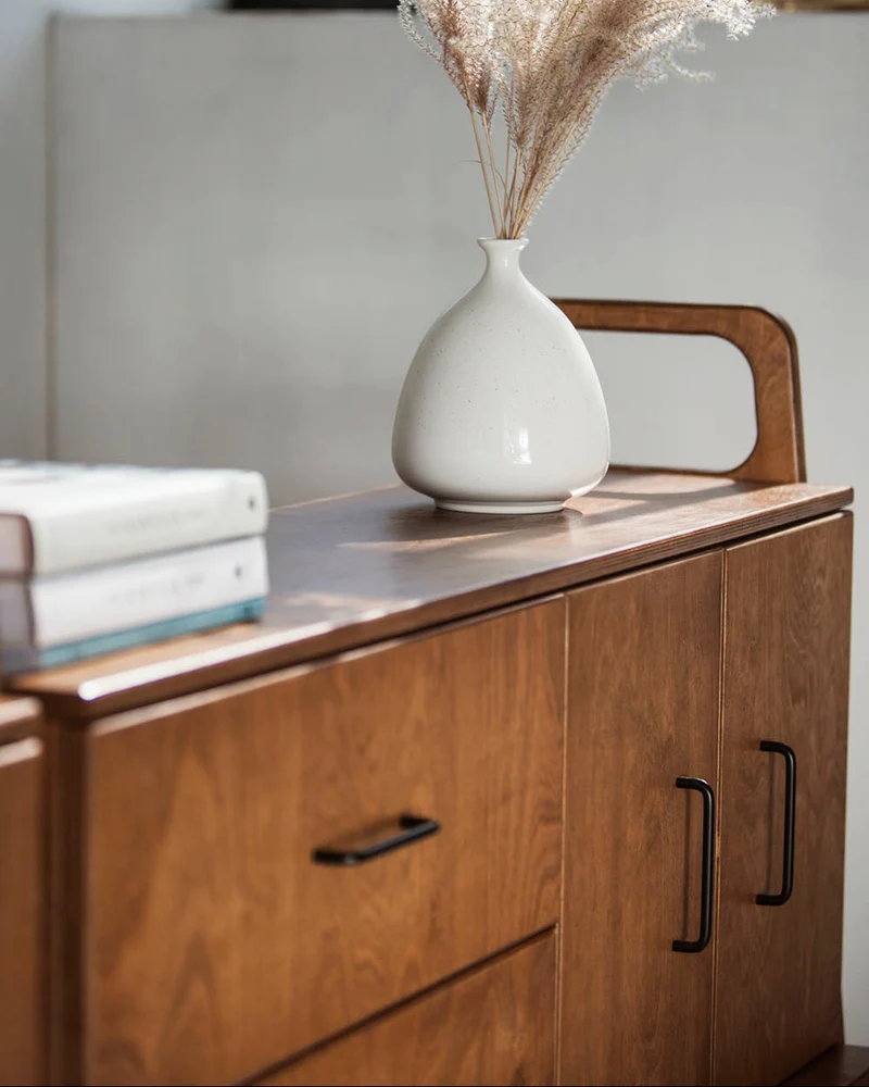 Mid-Century Credenza · Two Drawers & Cabinet · 143 cm