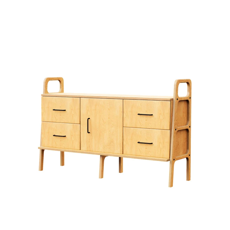 Mid-Century Credenza · Two Drawers & Cabinet · 143 cm