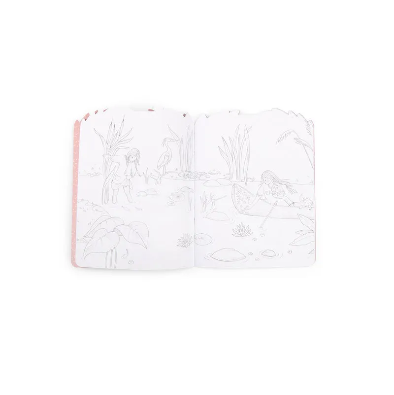 Cahier à colorier + 230 collants - Les Rosalies