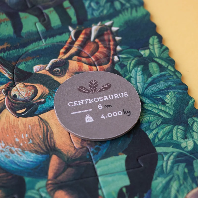 Casse-tête + histoire | 100 pcs - Age of dinosaurs