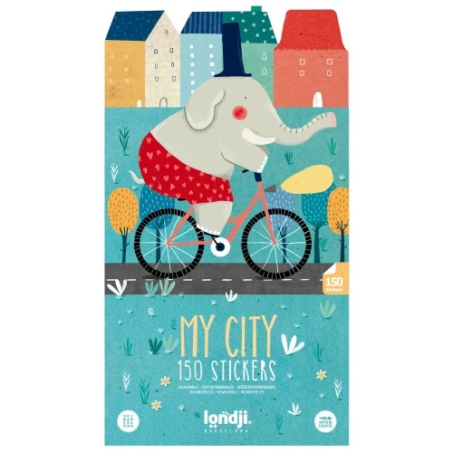 Ensemble 150 collants amovibles + scènes - My city
