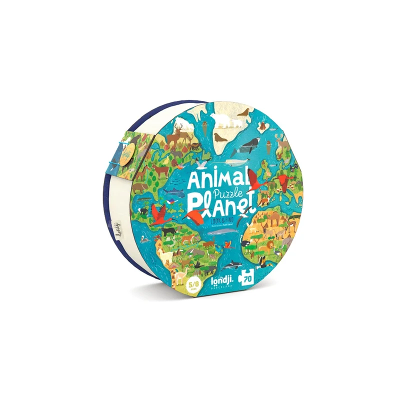 Casse-tête + observation | 70 pcs - Animal planet