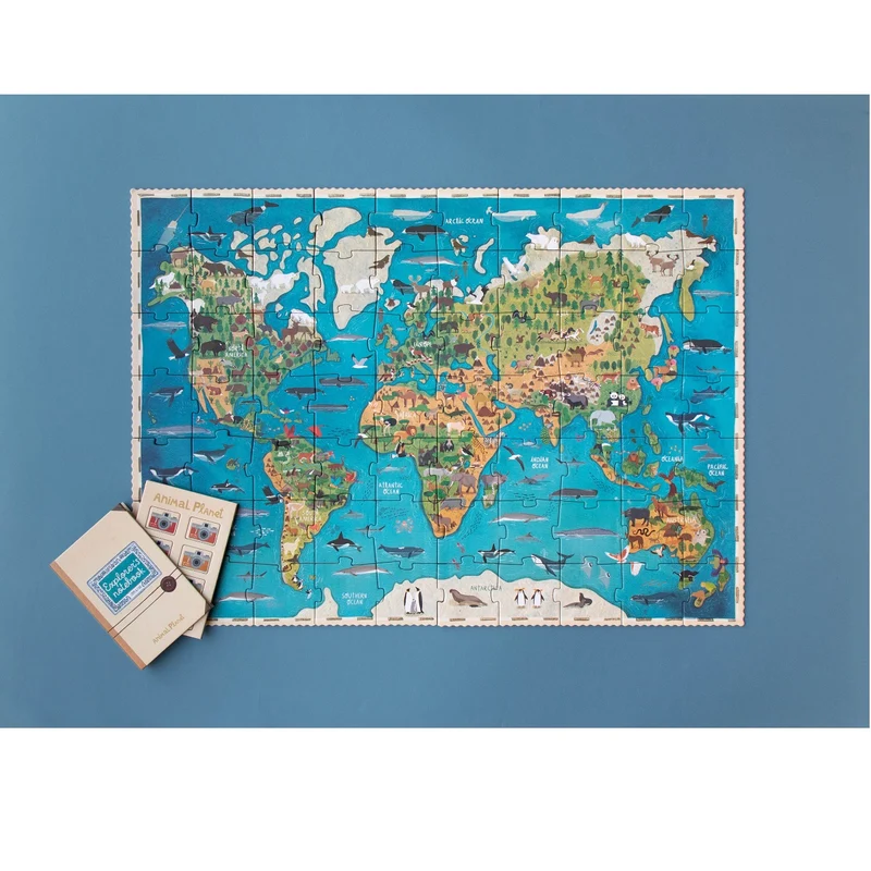 Casse-tête + observation | 70 pcs - Animal planet