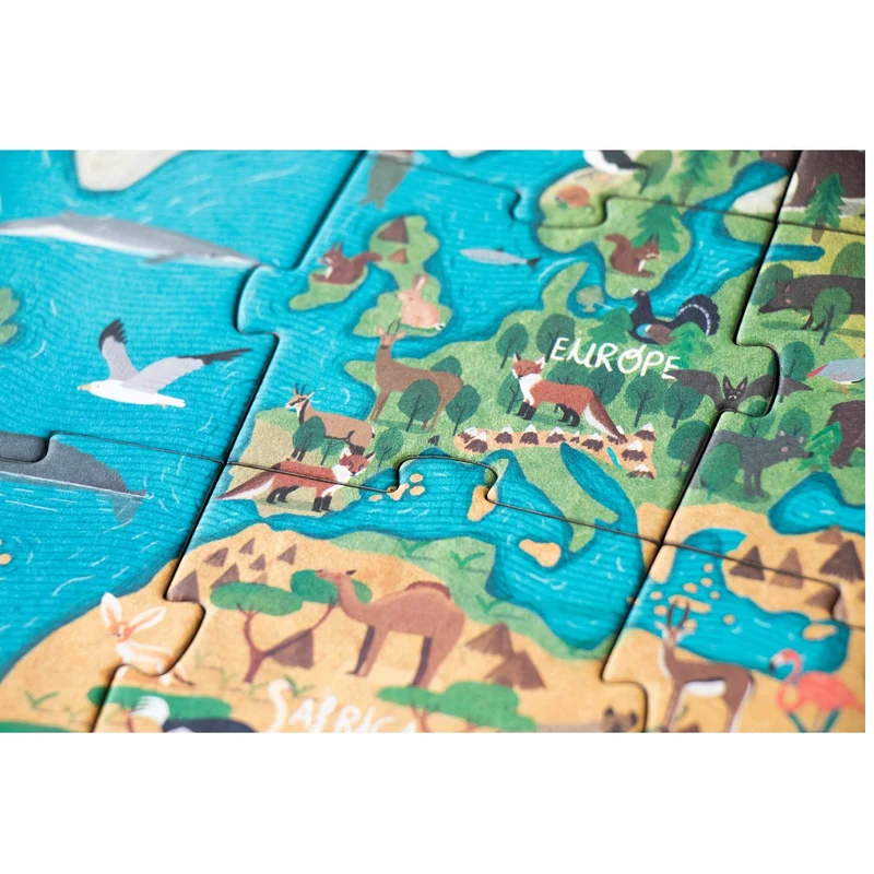Casse-tête + observation | 70 pcs - Animal planet