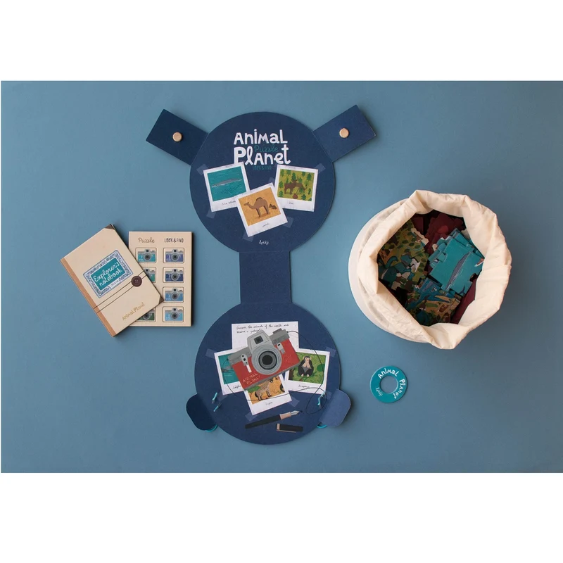Casse-tête + observation | 70 pcs - Animal planet