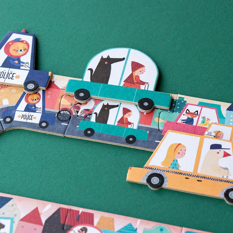 Casse-tête + jeu d'observation - Petit voyage