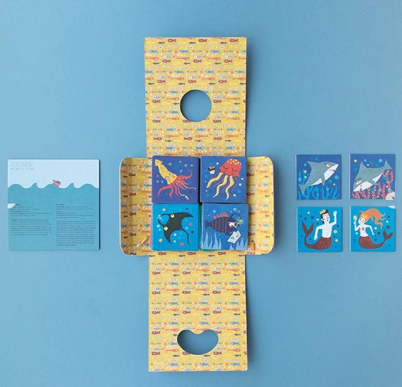 Jeu de mémoire - Ocean animals