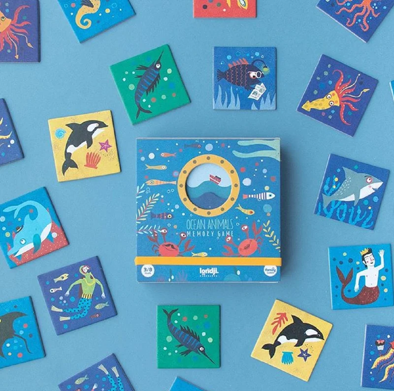 Jeu de mémoire - Ocean animals