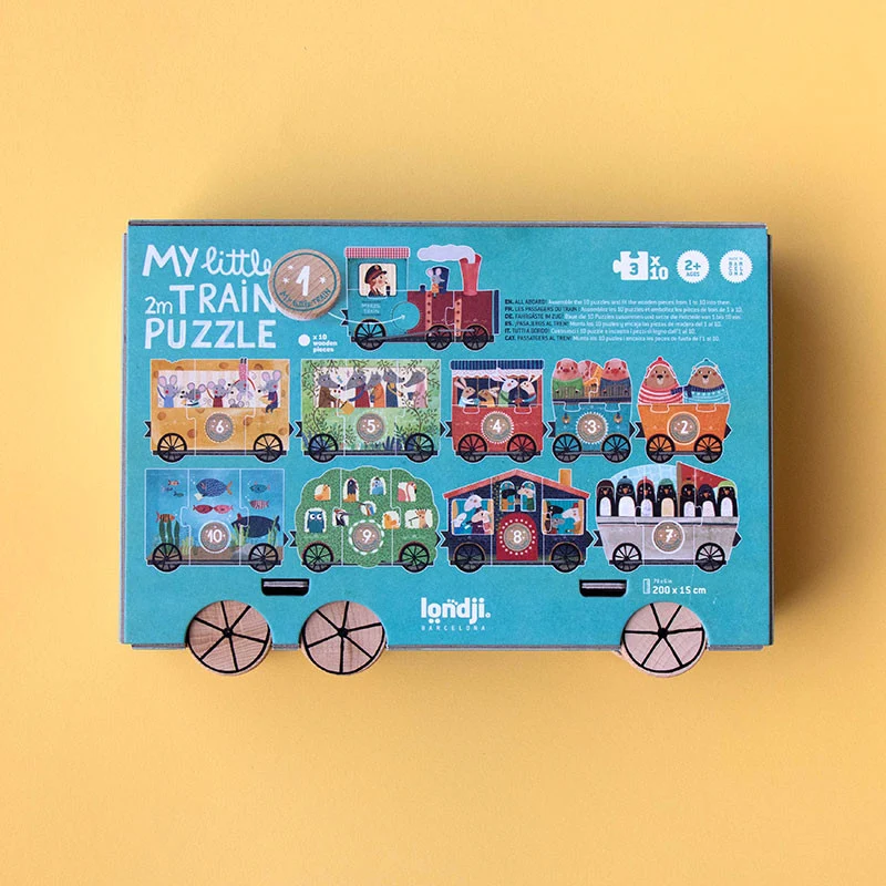 Casse-tête évolutif recyclé - My little train